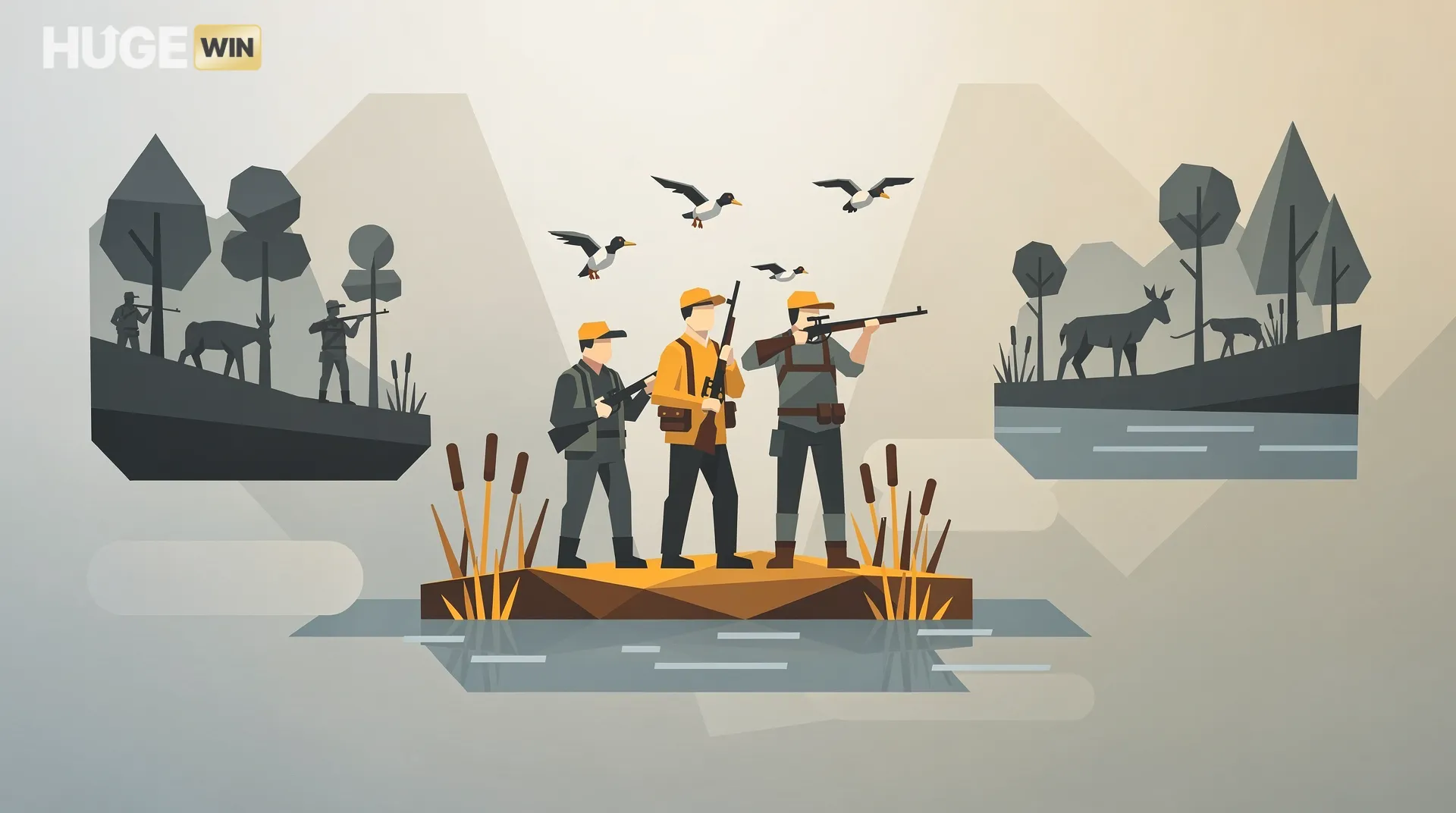 Duck Hunters Αντιμέτωπο με Δημοφιλείς Ανταγωνιστές